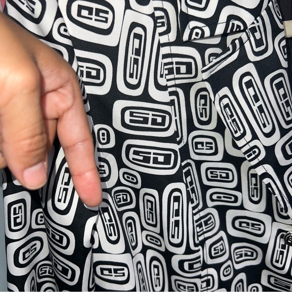 St. John Sport by Marie Gray Geometrical Trench Coat - Picture 3 of 7